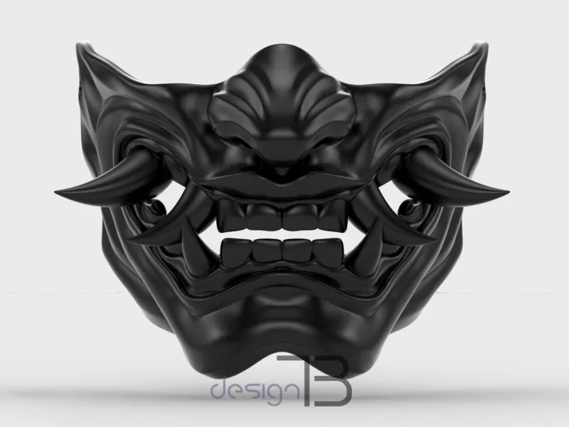 Demon Mask - half face