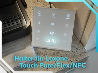 Halter für Loxone Touch Pure / Flex / NFC
