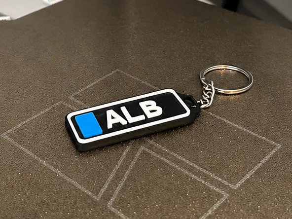 F1 Inspired Driver Tag "ALB"