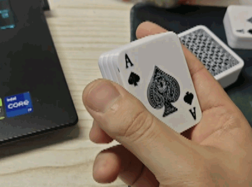 EDC扑克牌磁力推牌玩具