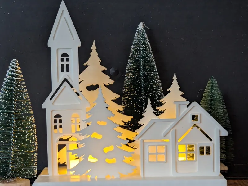 Winter Christmas scene (2025)