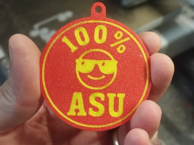 100% ASU portachiavi piemontese