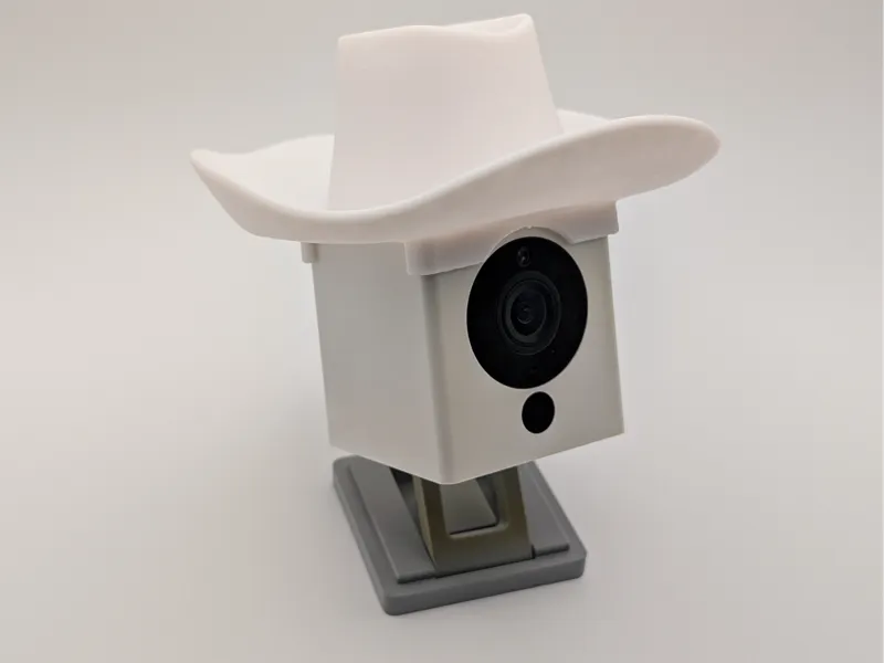 Cowboy hat for Wyze v2 Camera