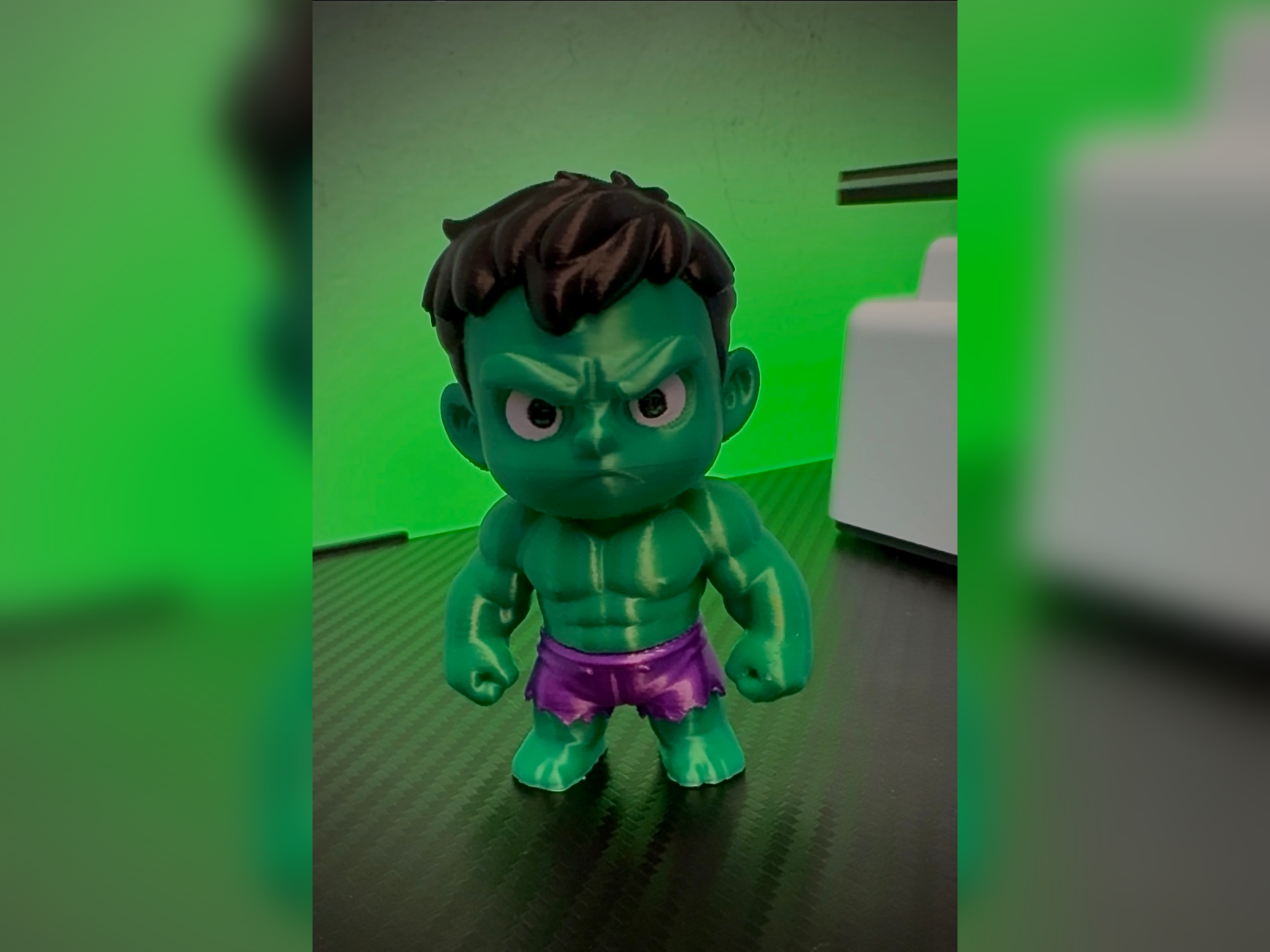 Miniatura 2 do modelo 3D HULK MULTIPARTES AMS CHIBI