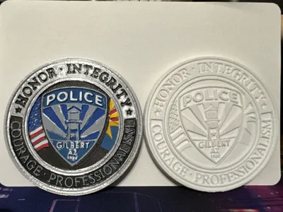 Gilbert AZ PD Coaster