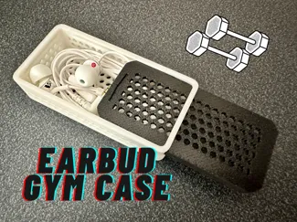 Sliding Gym Earbud Headphone Case
