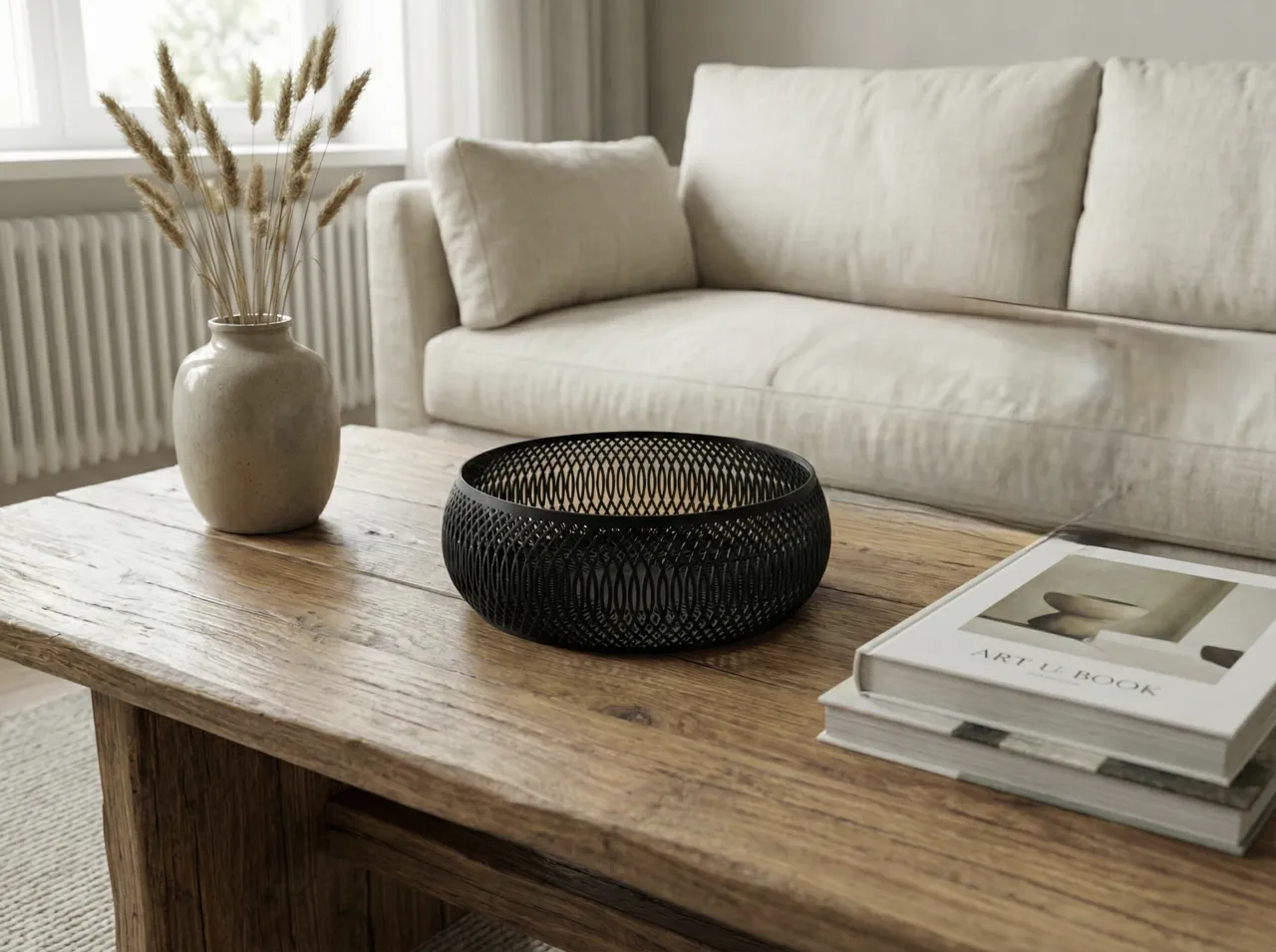 Spiral Lattice Bowl | Modern Centerpiece | Ø220mm view 3