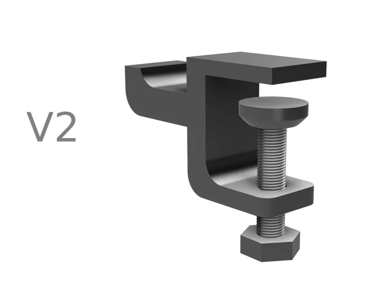 Headphone Stand with Desk Clamp V2–Original Design