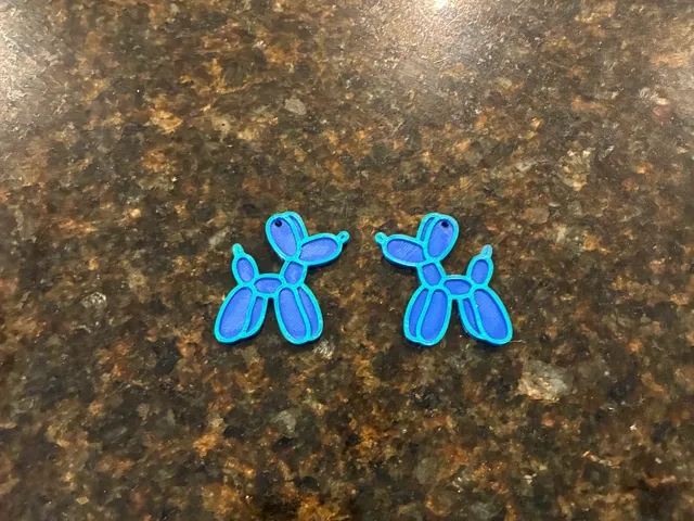 Balloon Dog Earrings