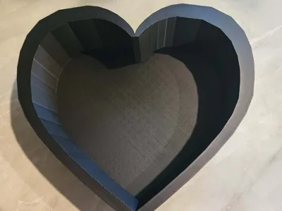 Large Heart Shaped Water Dish