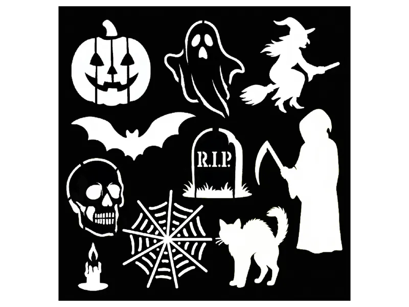 Halloween Schablonen