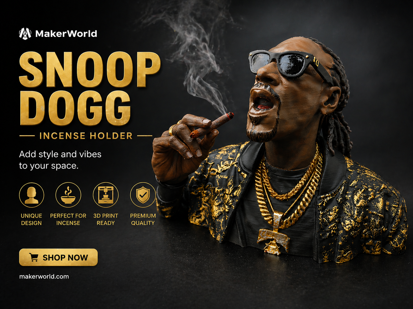 Snoop Dogg incense holder