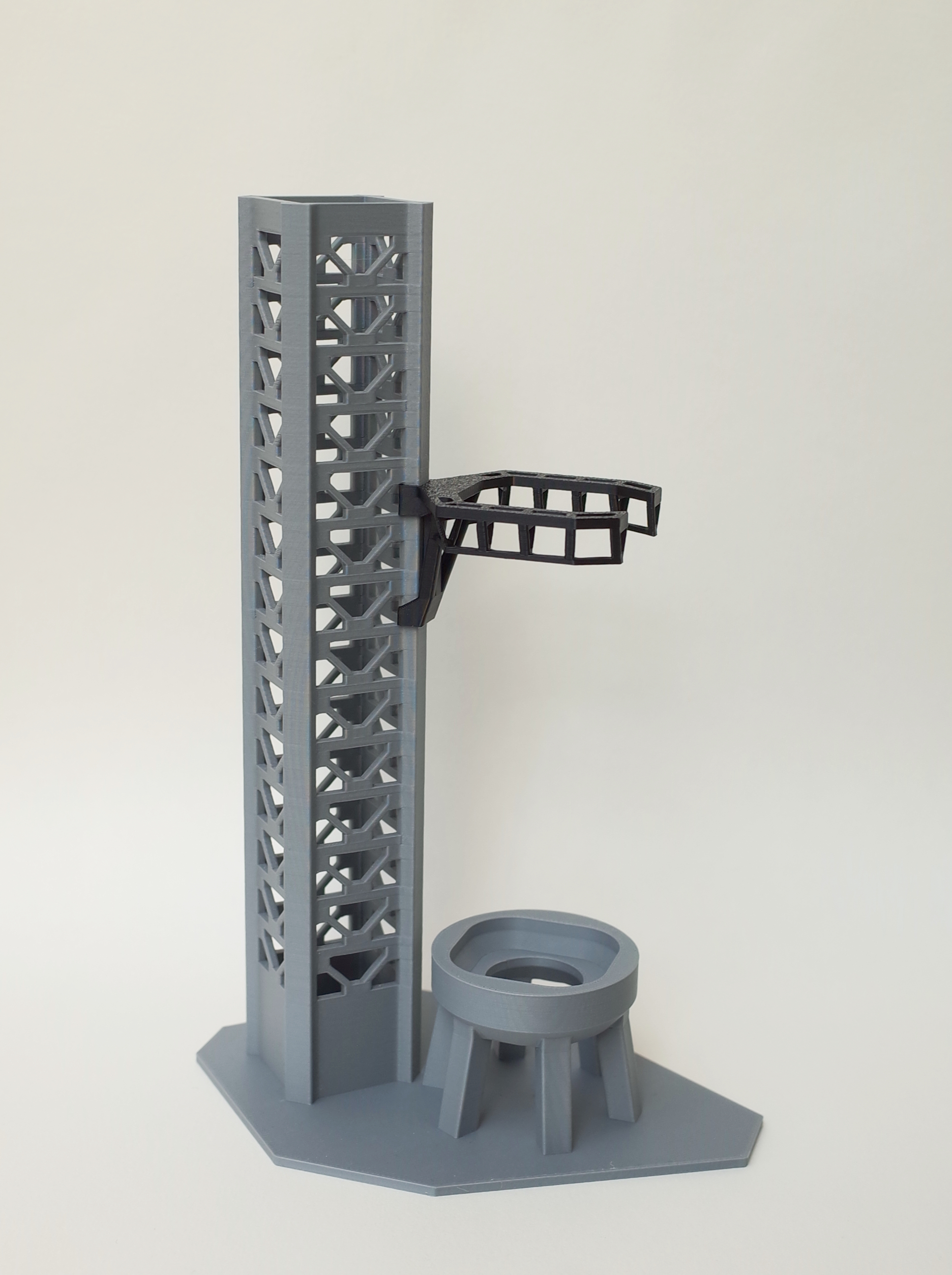 Miniatura 2 do modelo 3D 火箭发射塔电动牙刷支架