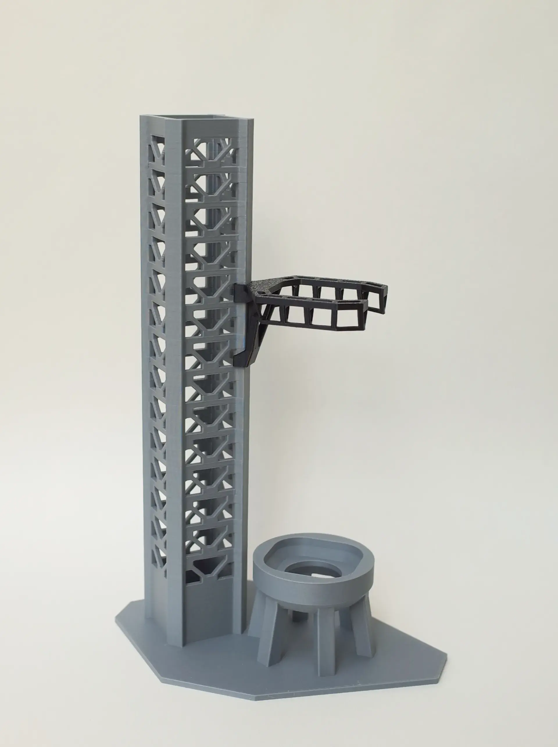 Miniatura 1 do modelo 3D 火箭发射塔电动牙刷支架