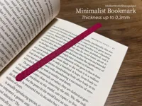 Minimalist Bookmark@wuguigui