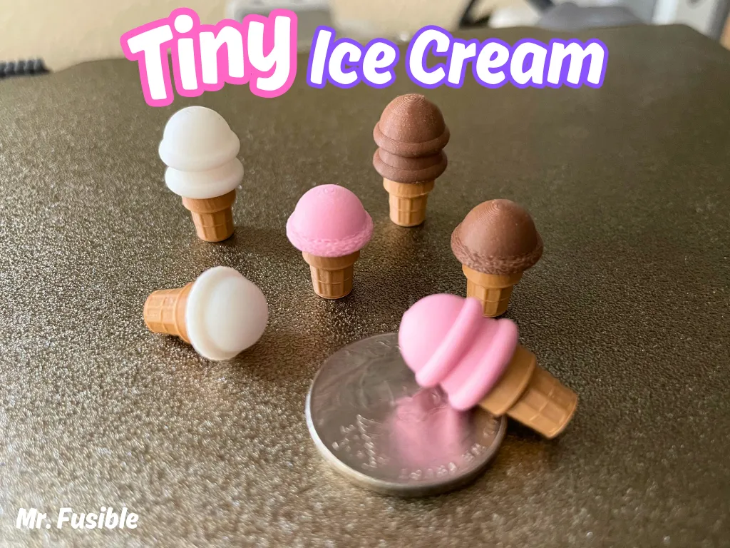 Miniature Ice Cream cone view 2