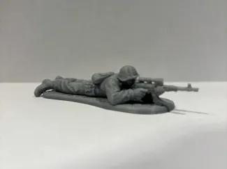USSR (SOVIET) SOLDIER IN LAY DOWN POSITION SNIPER