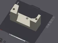 0.16mm layer, 3 walls, 15% infill - with screw holes