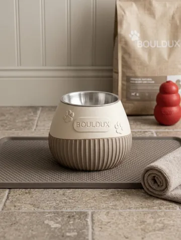 Soporte: Minimalist Dog and Cat Bowl Stand — vista de referencia 2