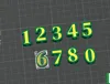 Greek number beads 0-9