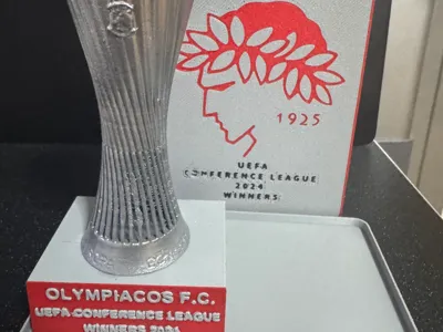 Olympiacos Conference League mini in a box