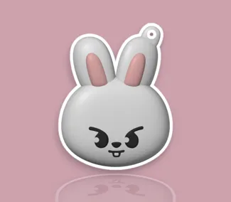 BUNNY KEYCHAIN - LEEBIT SKZOO