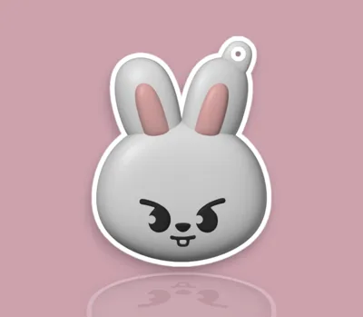 BUNNY KEYCHAIN - LEEBIT SKZOO