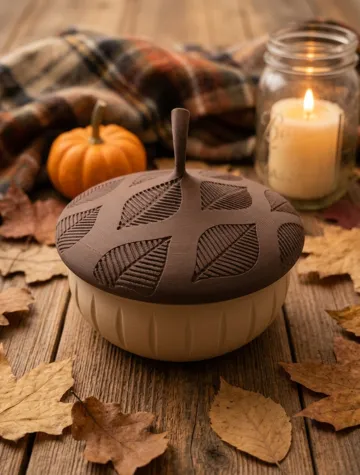 Tapa o cubierta: Acorn Dish - Fall Decor — vista de referencia 4