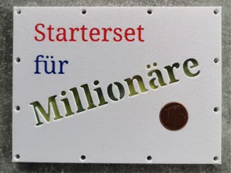 Geldgeschenk für angehende Millionäre