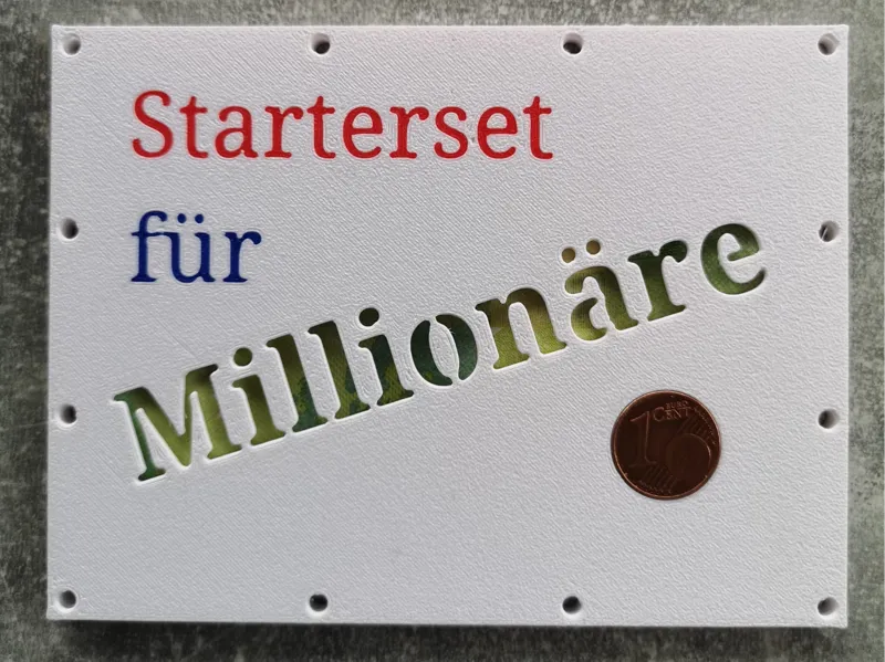 Geldgeschenk für angehende Millionäre