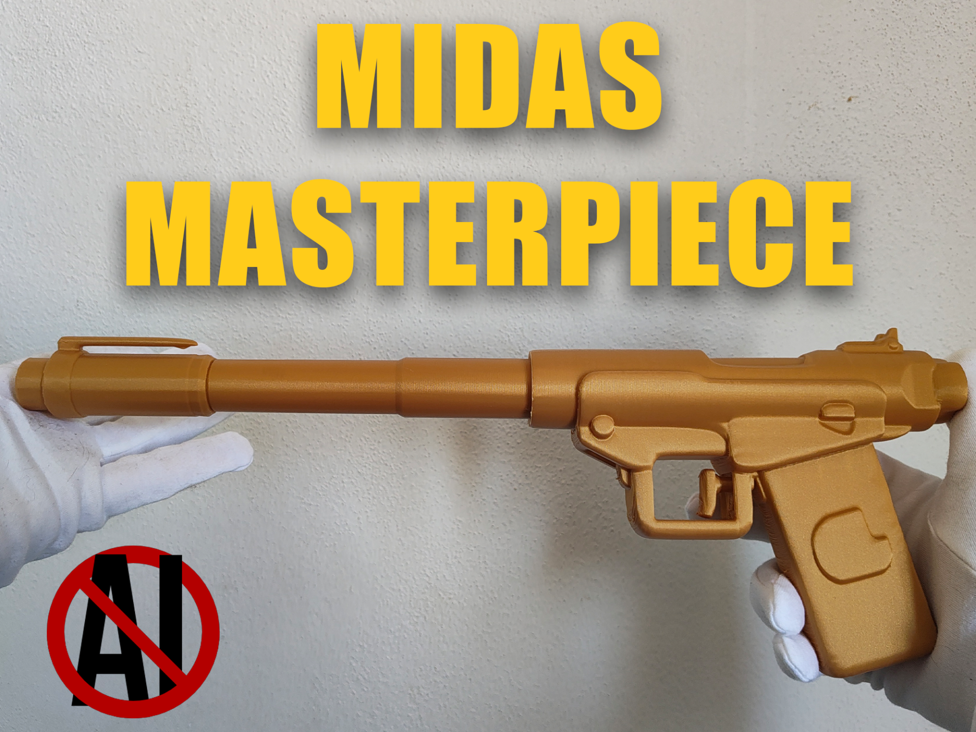 FORTNITE MIDAS MASTERPIECE - 3D printed Cosplay Weapons, in stock in India