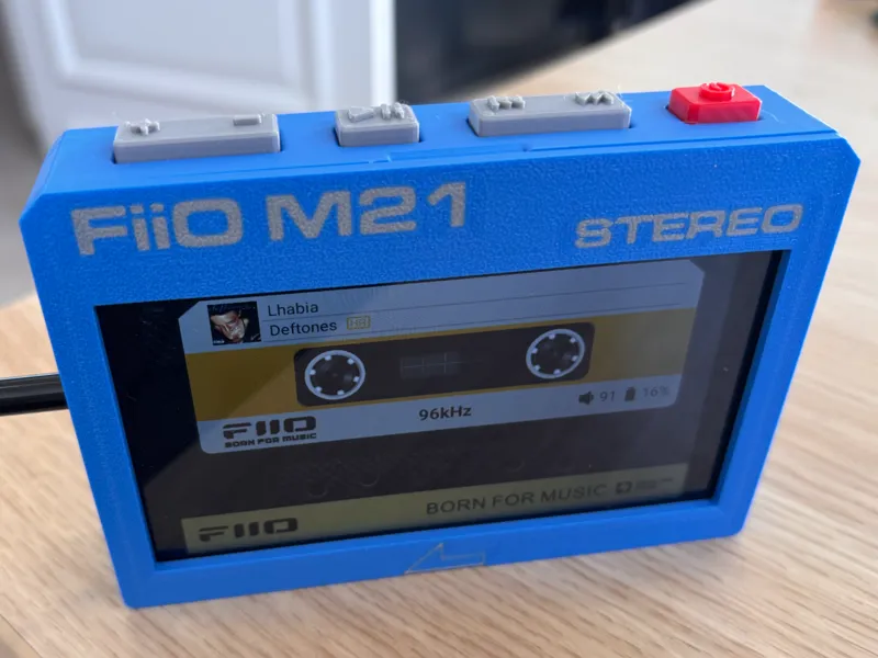Cassette case for FiiO M21