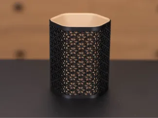 Kumiko Style Decorative Pen/Tool Cup