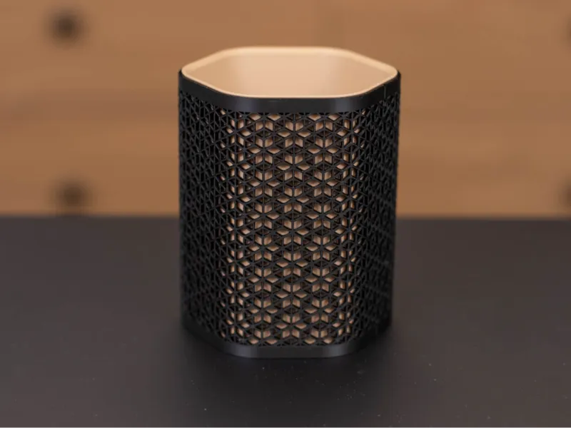 Kumiko Style Decorative Pen/Tool Cup