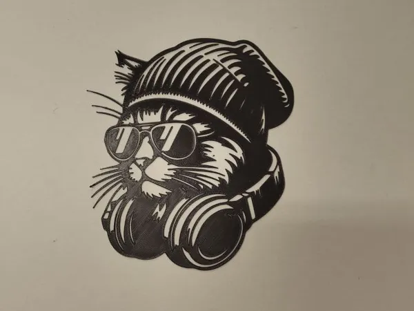Chat avec lunettes