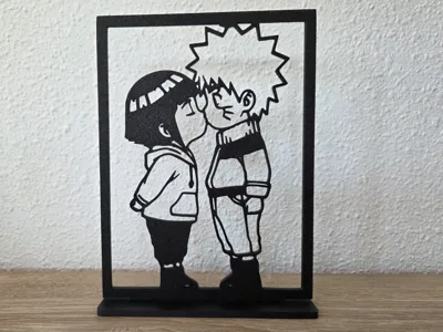 Naruto and Hinata Wall Art