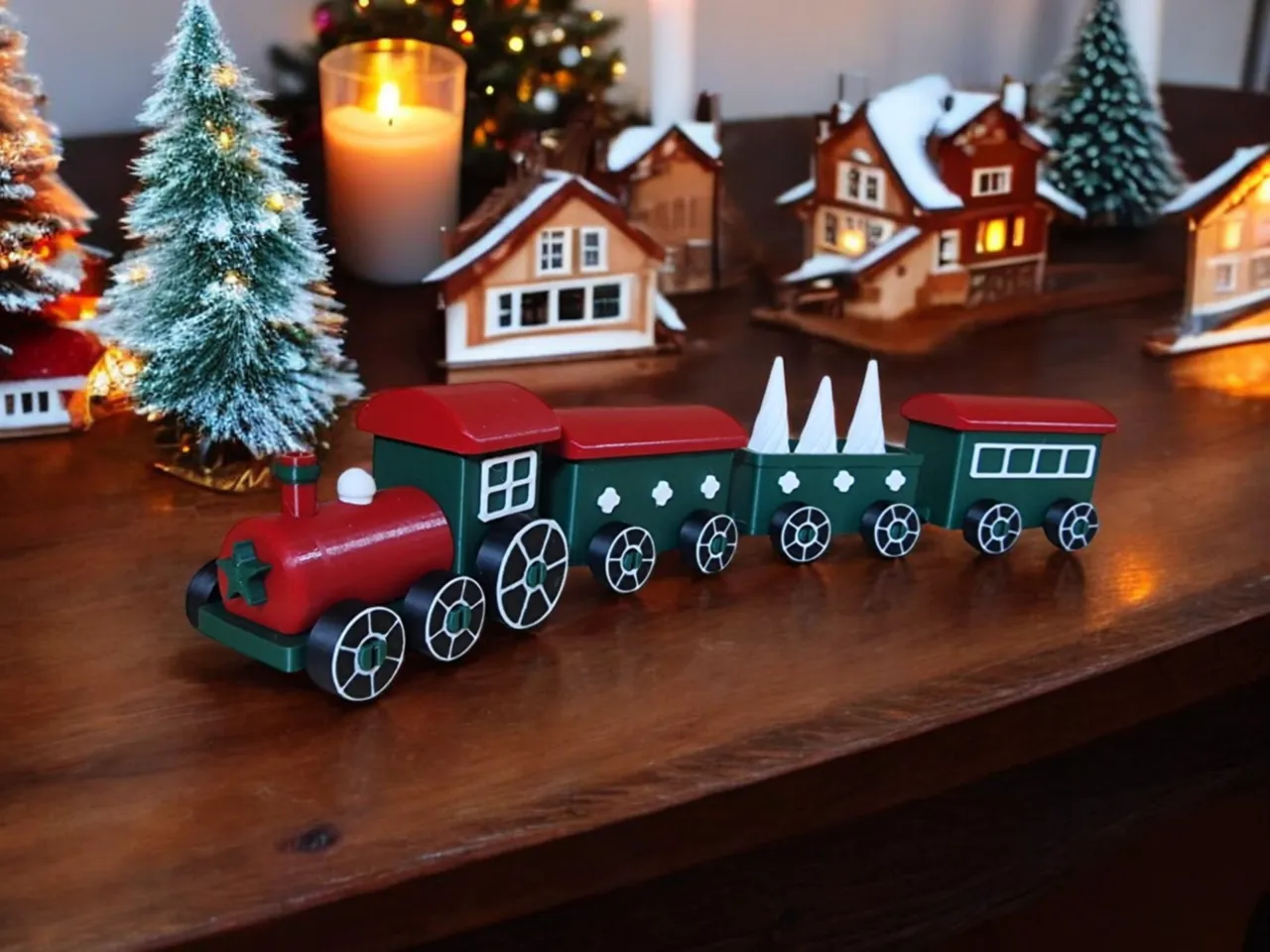 Christmas train view 2
