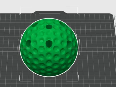 golf ball office pen holder