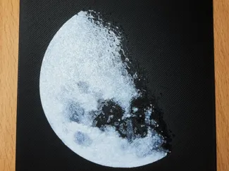 Moon waning gibbous