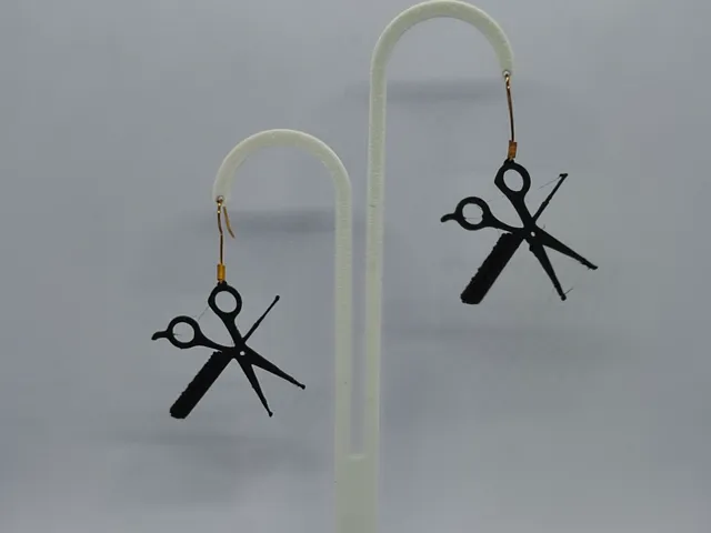 Aretes Arte en Tijeras