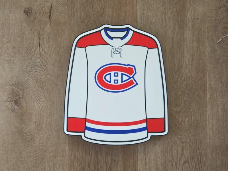 Montreal Canadiens Jersey LED Lightbox Sign