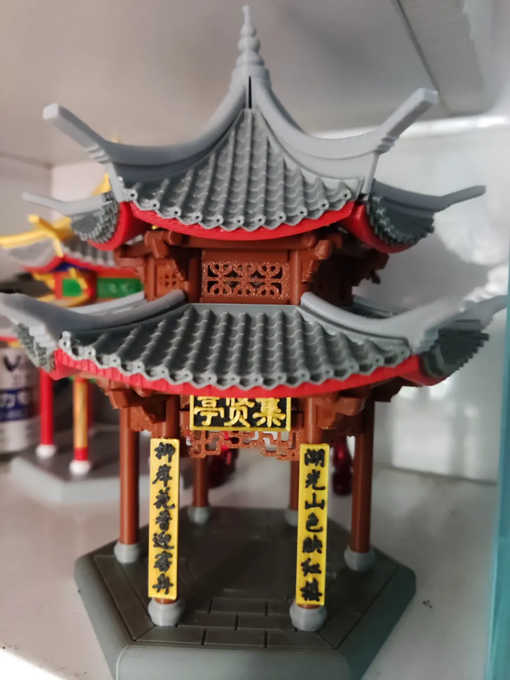 West Lake Jixian Pavilion Full Mortise and Tenon Structure by 云凡科技