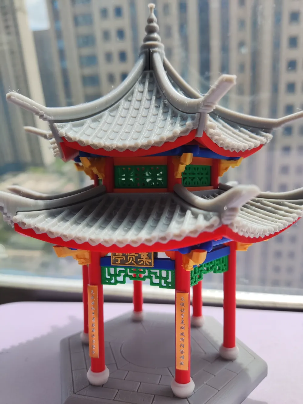 West Lake Jixian Pavilion Full Mortise and Tenon Structure by 云凡科技