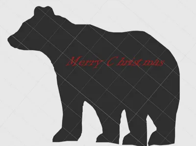Christmas Bear Ornament