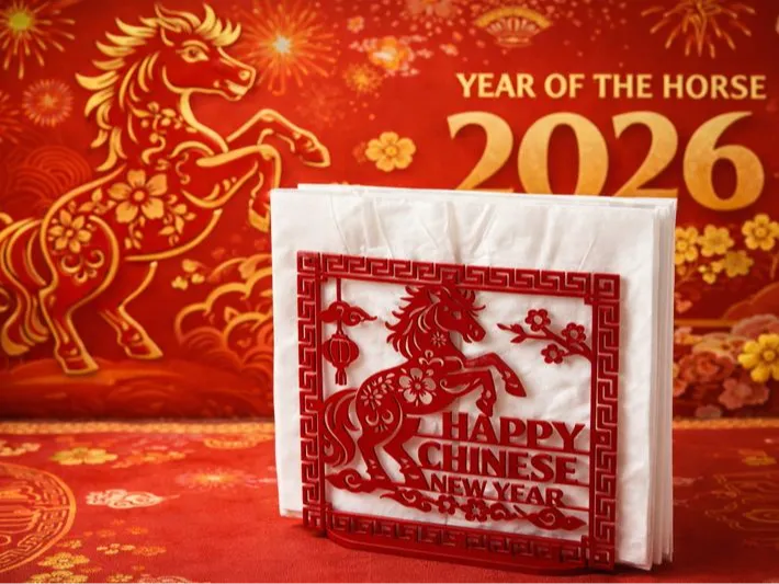 Year of the Horse 2026 – Chinese Napkin Holder