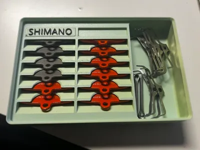 Gridfinity Brake Pad storage for Shimano Brakes by FlowST3R MakerWorld ...