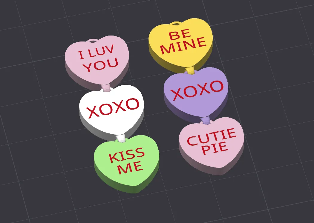 Sweethearts Candy Earrings view 2