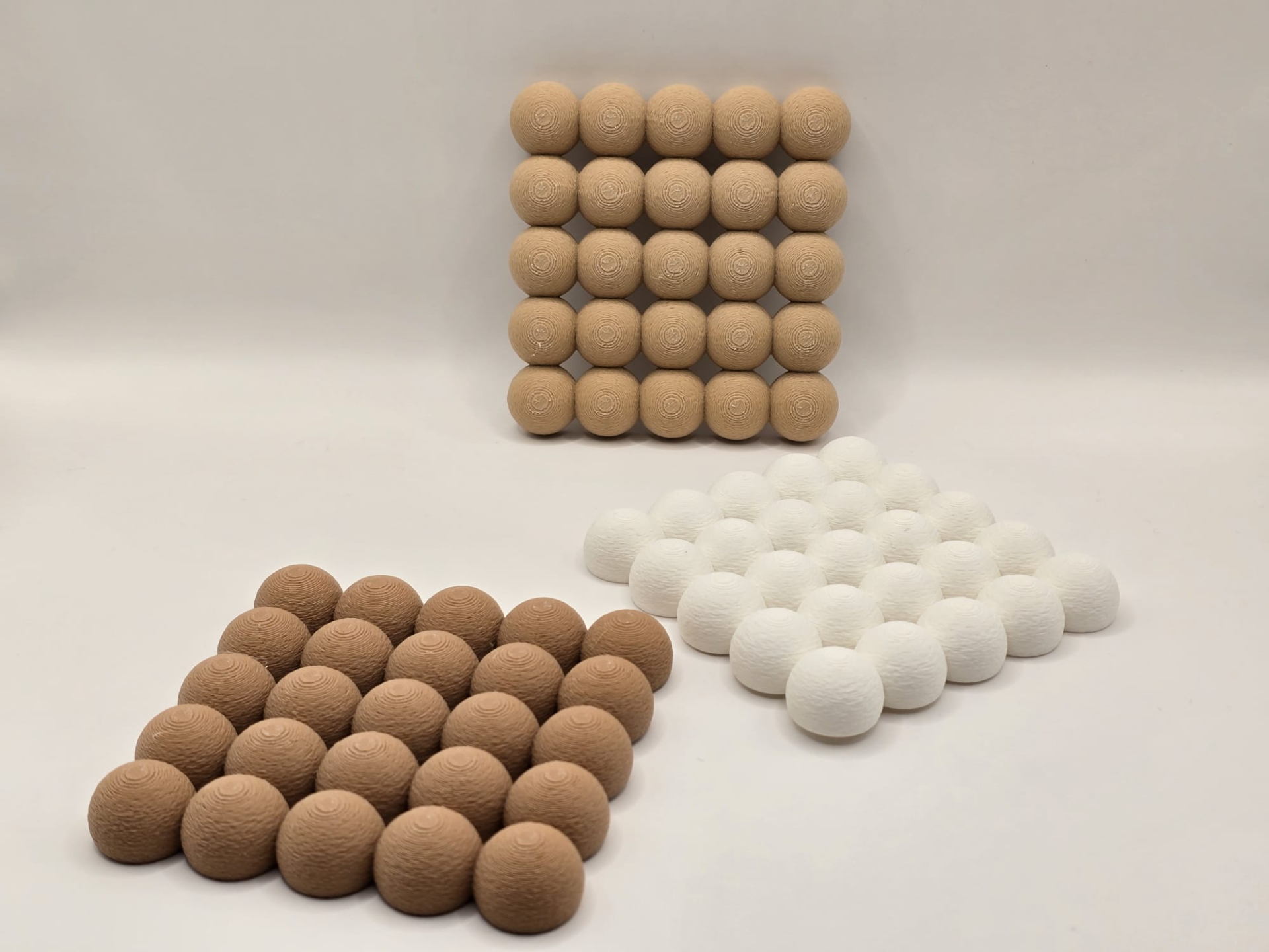 Retro Bubble Square Coasters