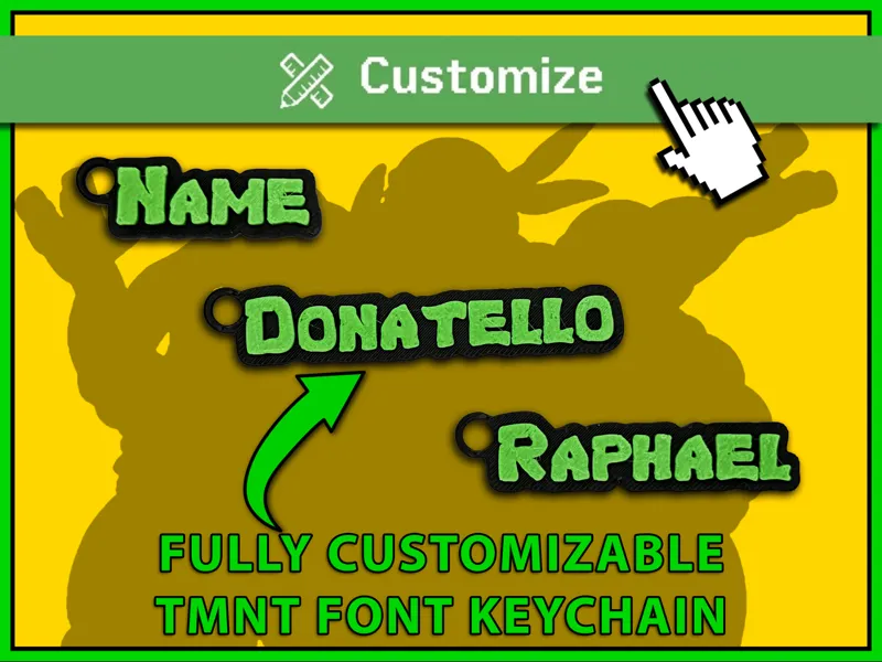TMNT Custom Keychain Generator
