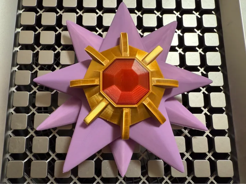 宝可梦，宝石海星，Starmie，分体打印